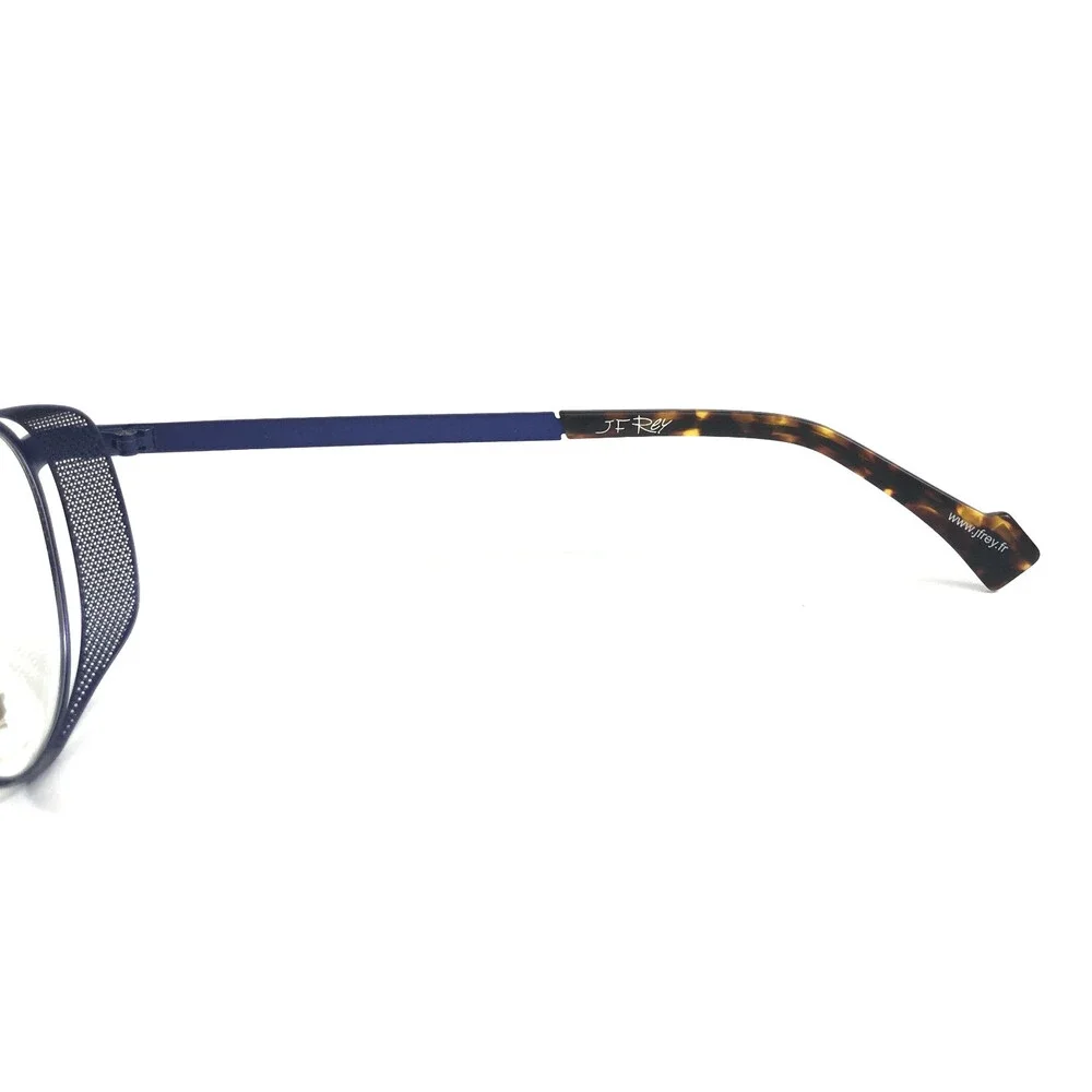 J.F Rey Eyeglasses Frames JF2627 2222 Electric Blue Mesh Side Shields 48-20-144